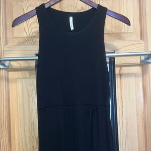 Bellamie Black  Razor Back Maxi Wrap Skirt Maxie Dress Sz M/L